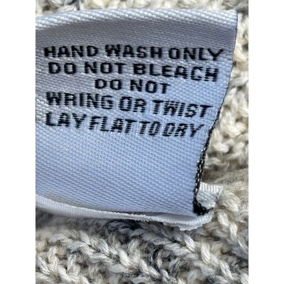 Habitat Lagenlook Tunic Sweater Size S Cotton Earthy Comfort Relaxed Cowl Neck - Picture 5 of 8